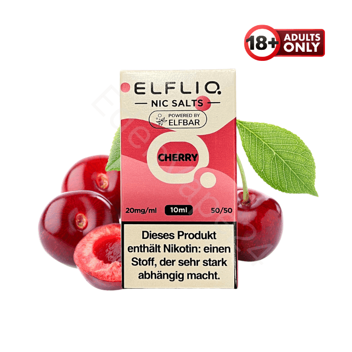 Elfbar Elfliq - Cherry - 20mg Liquid - EdenVape24